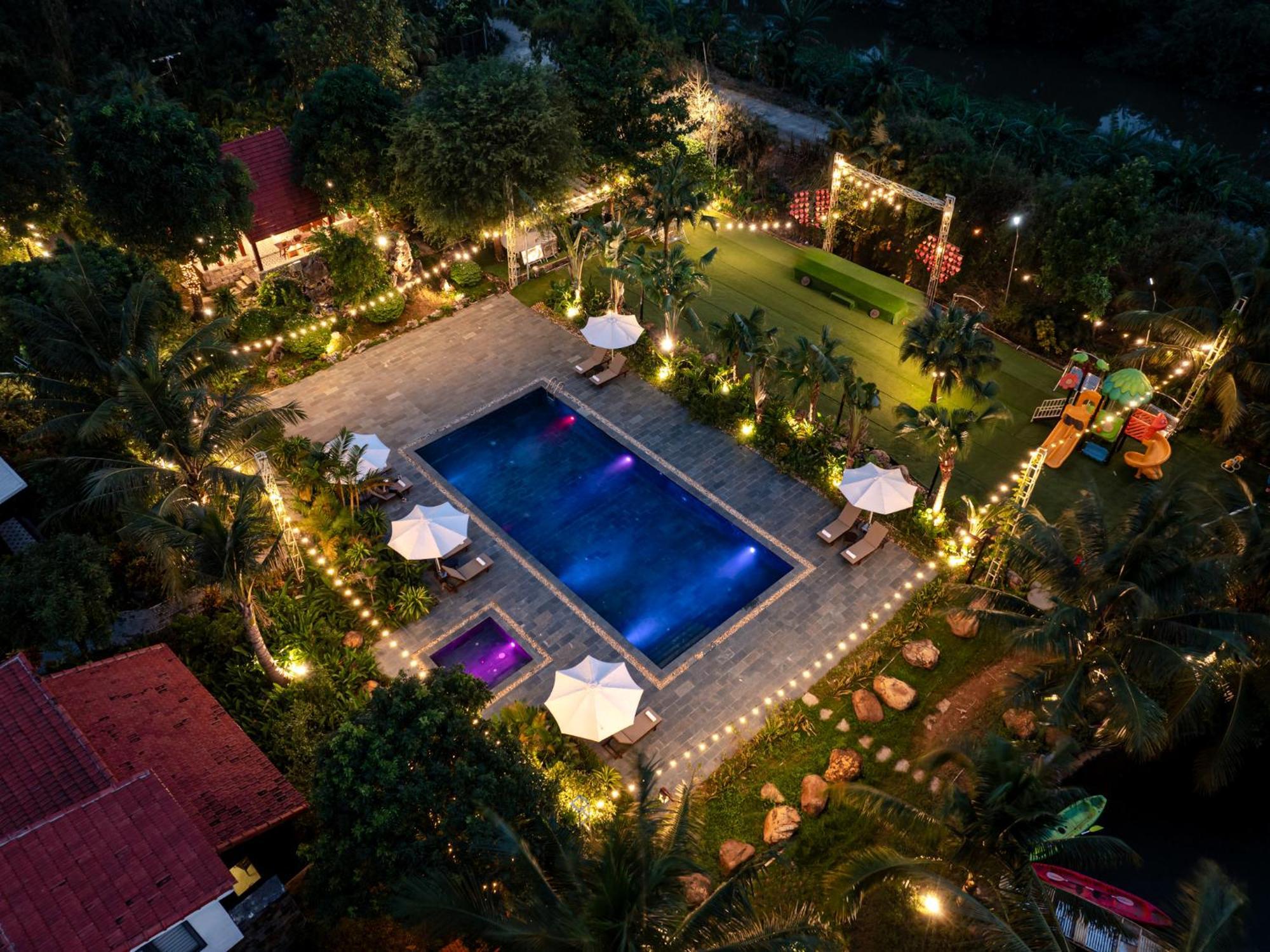 Nature Garden Ecolodge นิญบิ่ญ ภายนอก รูปภาพ